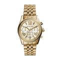 Buy Michael Kors Womens Chronograph Quartz Stainless Steel Gold Dial 38mm Watch - Mk5556 in Pakistan