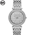 Buy Michael Kors Darci Crystal Pave Silver Dial Silver Stainless Steel Strap Ladies Watch - Mk3437 in Pakistan