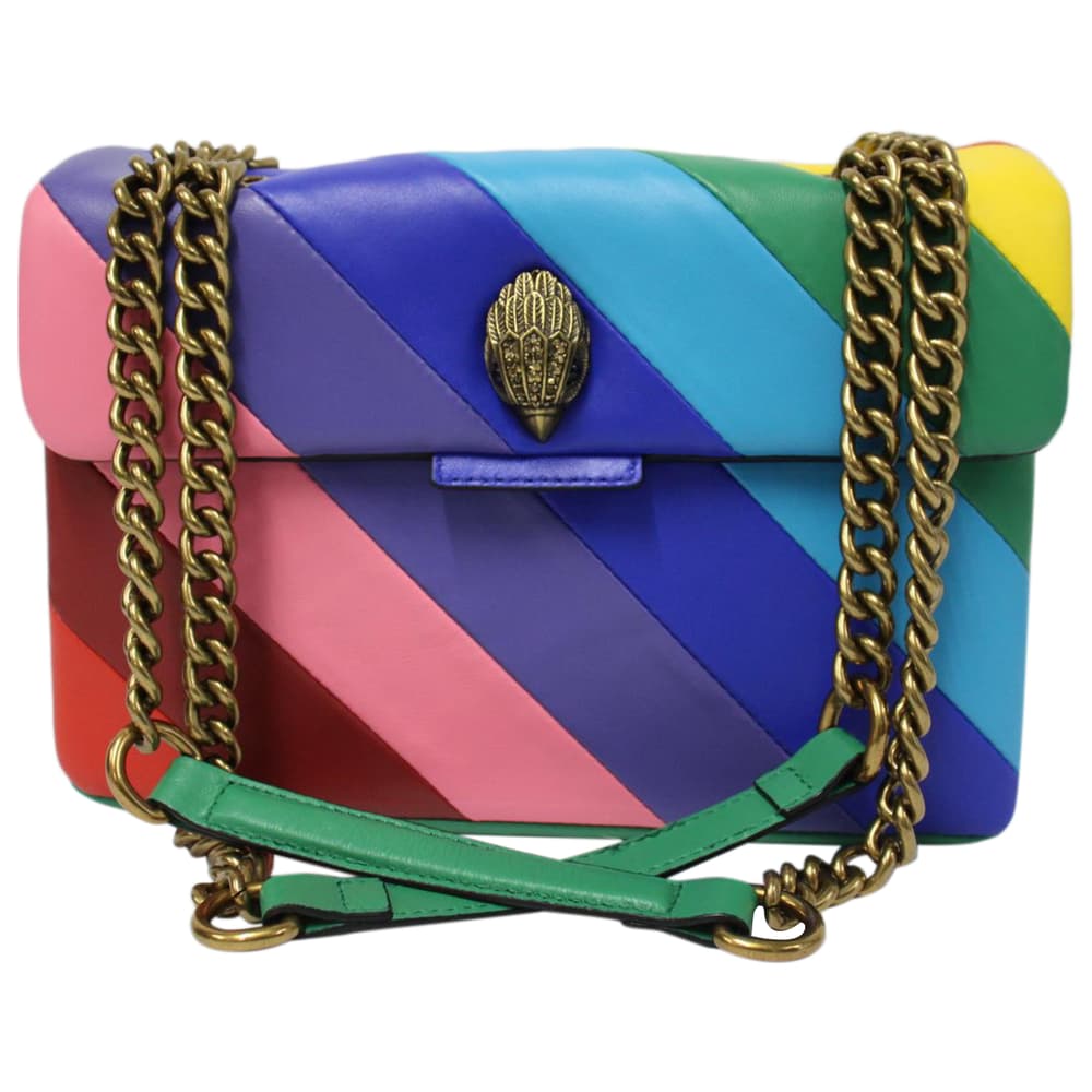 Buy Kurt Geiger London Kensington Leather Shoulder Bag Medium - Rainbow in Pakistan