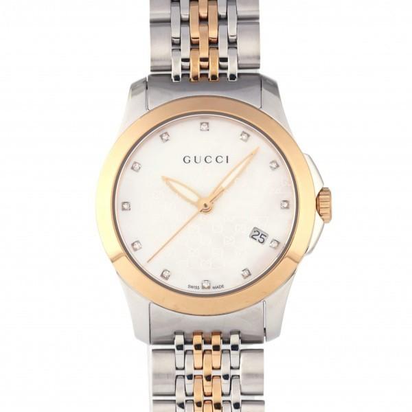 Buy Gucci G-Timeless Mother of Pearl Dial Two Tone Steel Strap Watch for Women - YA126539 in Pakistan