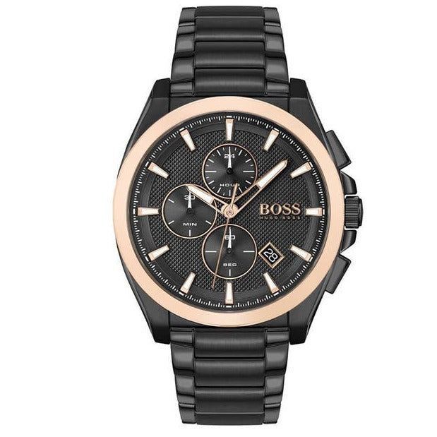 Buy Hugo Boss Mens Quartz Black Stainless Steel Black Dial 46mm Watch - 1513885 in Pakistan