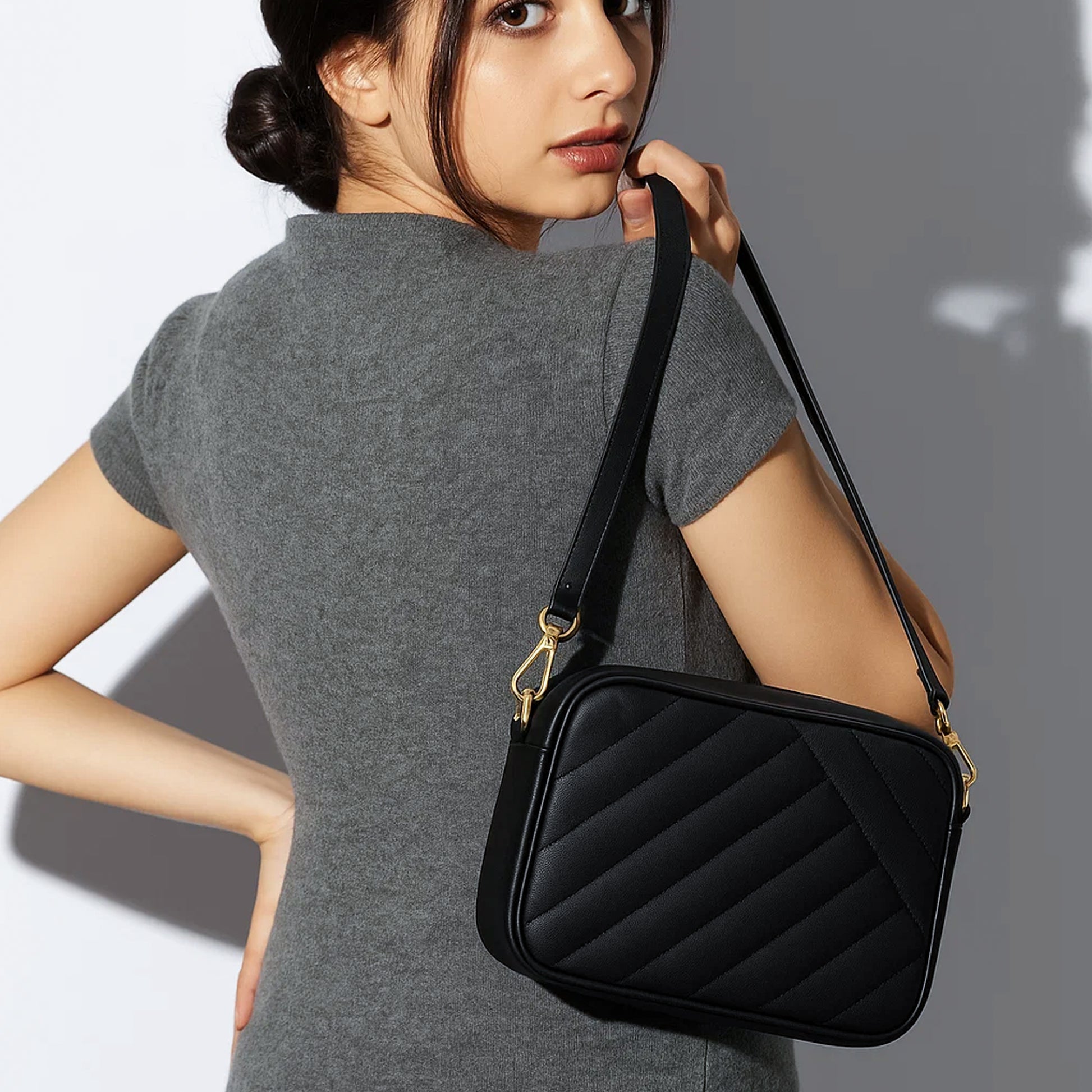 Buy Recta Crossbody Bag - Black in Pakistan