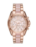 Buy Michael Kors Bradshaw Chronograph Quartz Two Tone Strap Ladies Watch - Mk6830 in Pakistan