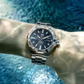 Buy Tag Heuer Aquaracer Blue Dial Silver Steel Strap Watch for Men - WAY2012.BA0927 in Pakistan