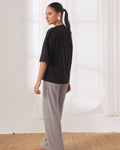 Buy Drop Shoulder Graphic Tee - Go Easy Black in Pakistan