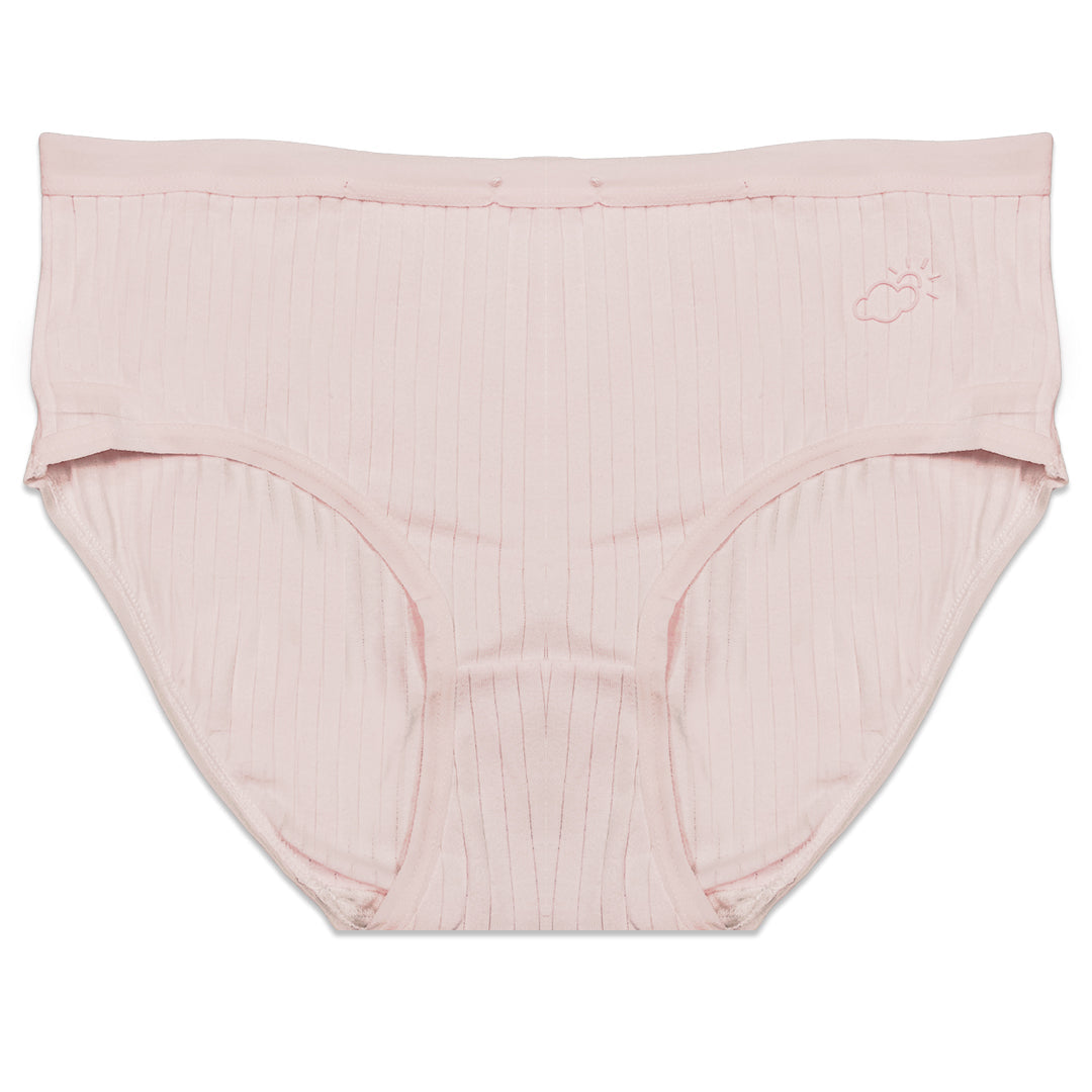 Buy Pack of 3 Briefs Panties - Ribbed Cotton in Pakistan