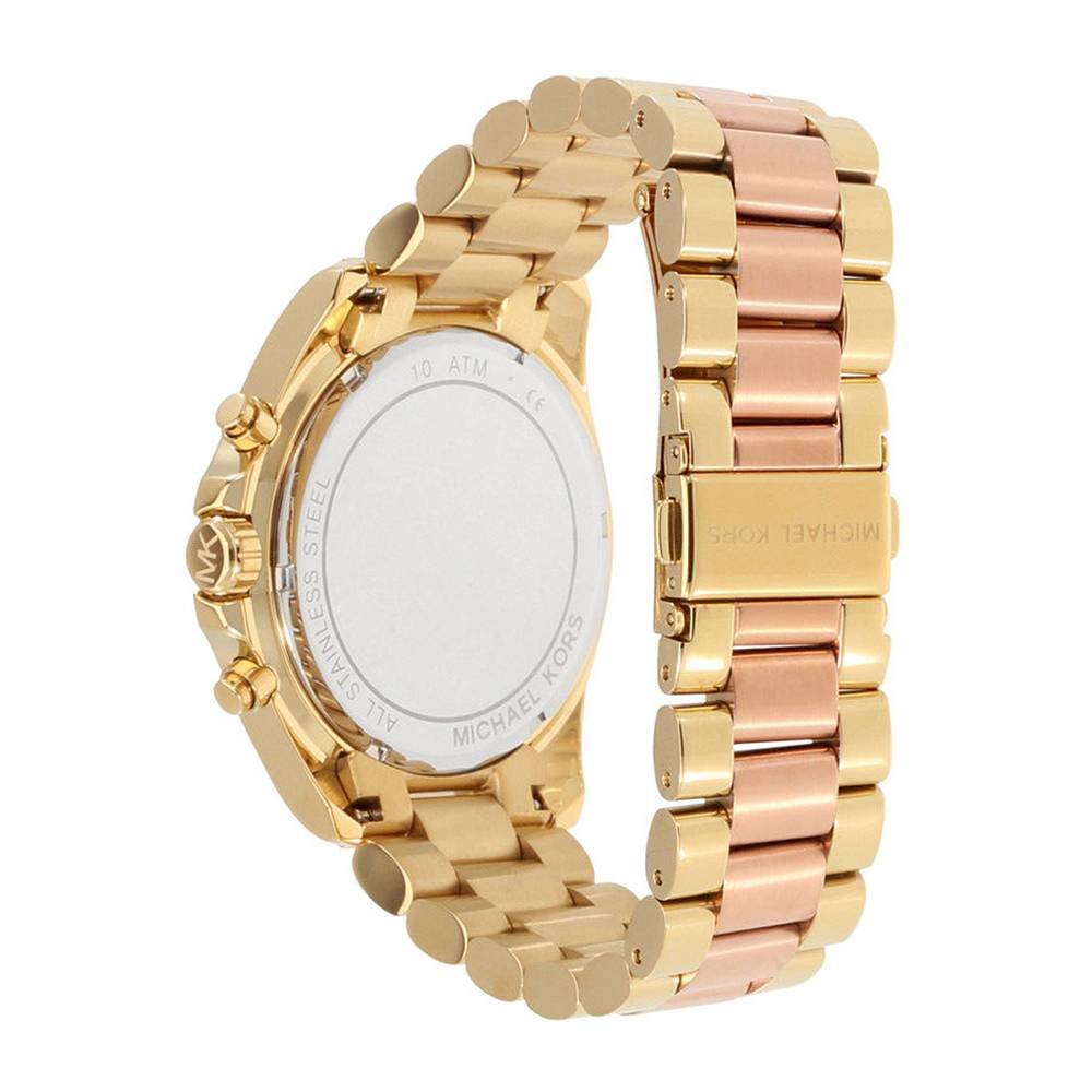 Buy Michael Kors Women's Bradshaw Pink Dial Two Tone Stainless Steel Watch - Mk6359 in Pakistan