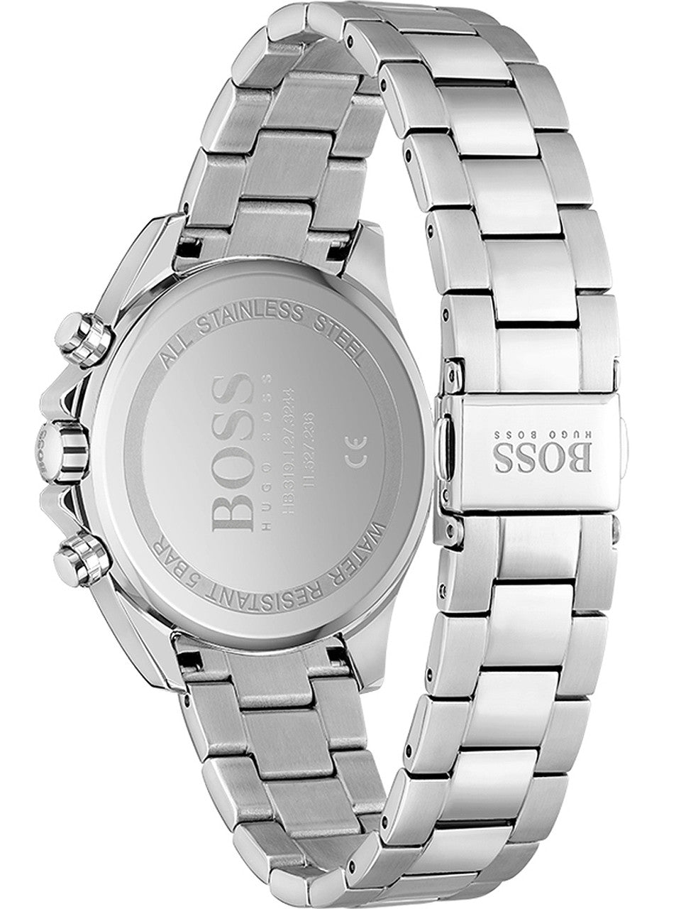 Buy Hugo Boss Womens Quartz Silver Stainless Steel Black Dial 38mm Watch - 1502614 in Pakistan