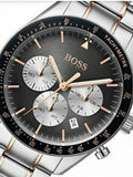 Buy Hugo Boss Mens Chronograph Quartz Stainless Steel Grey Dial 44mm Watch - 1513634 in Pakistan