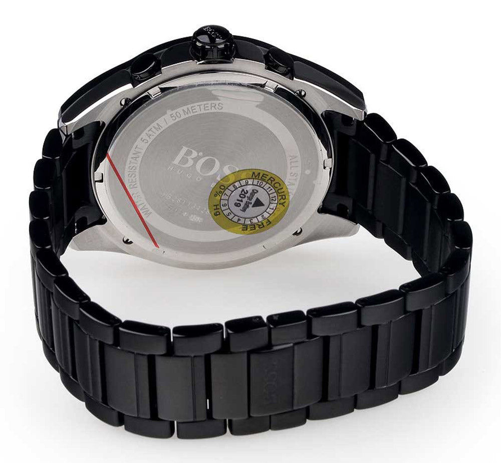 Buy Hugo Boss Mens Quartz Stainless Steel Black Dial 46mm Watch - 1513275 in Pakistan