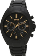 Buy Hugo Boss Mens Chronograph Quartz Stainless Steel Black Dial 45mm Watch - 1513277 in Pakistan