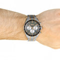 Buy Hugo Boss Mens Chronograph Quartz Stainless Steel Grey Dial 44mm Watch - 1513634 in Pakistan