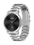 Buy Hugo Boss Mens Chronograph Quartz Stainless Steel Black Dial 41mm Watch - 1513614 in Pakistan
