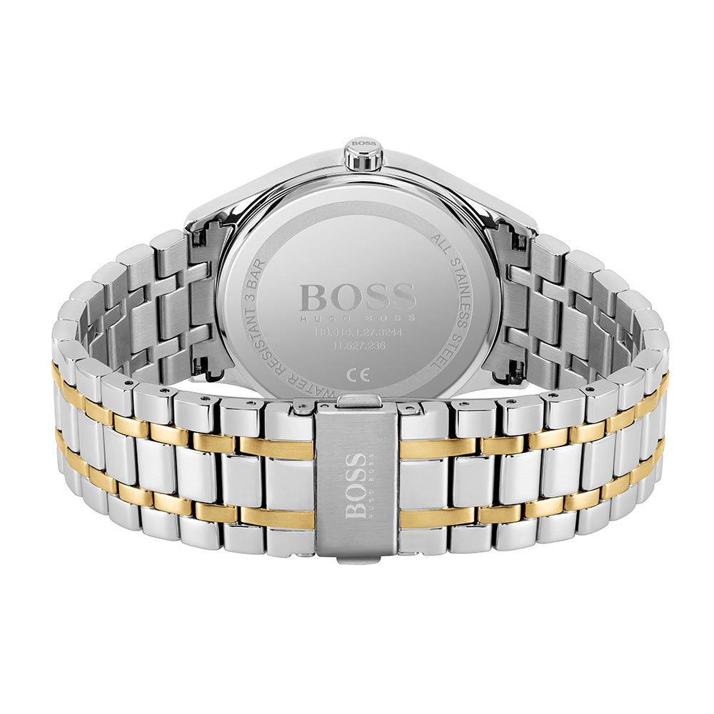 Buy Hugo Boss Mens Chronograph Quartz Stainless Steel Silver Dial 41mm Watch - 1513687 in Pakistan