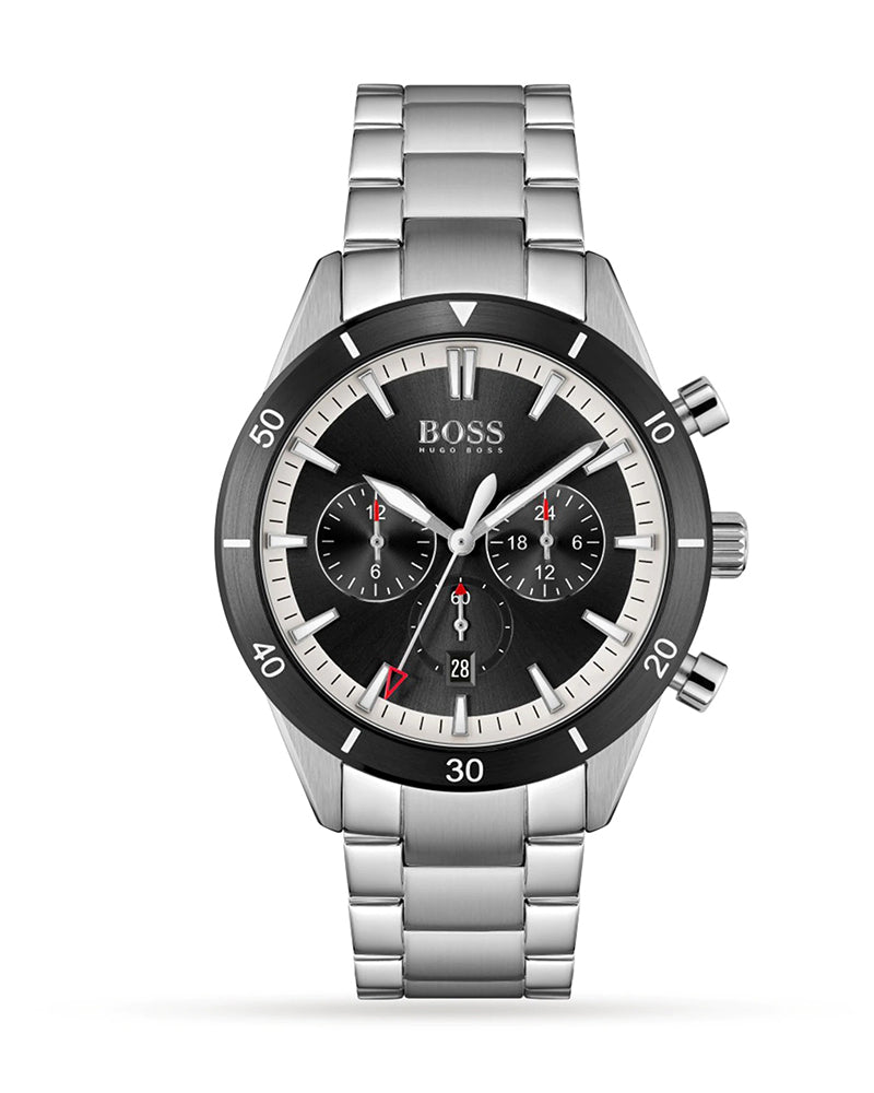 Buy Hugo Boss Mens Quartz Stainless Steel Black Dial 44mm Watch - 1513862 in Pakistan