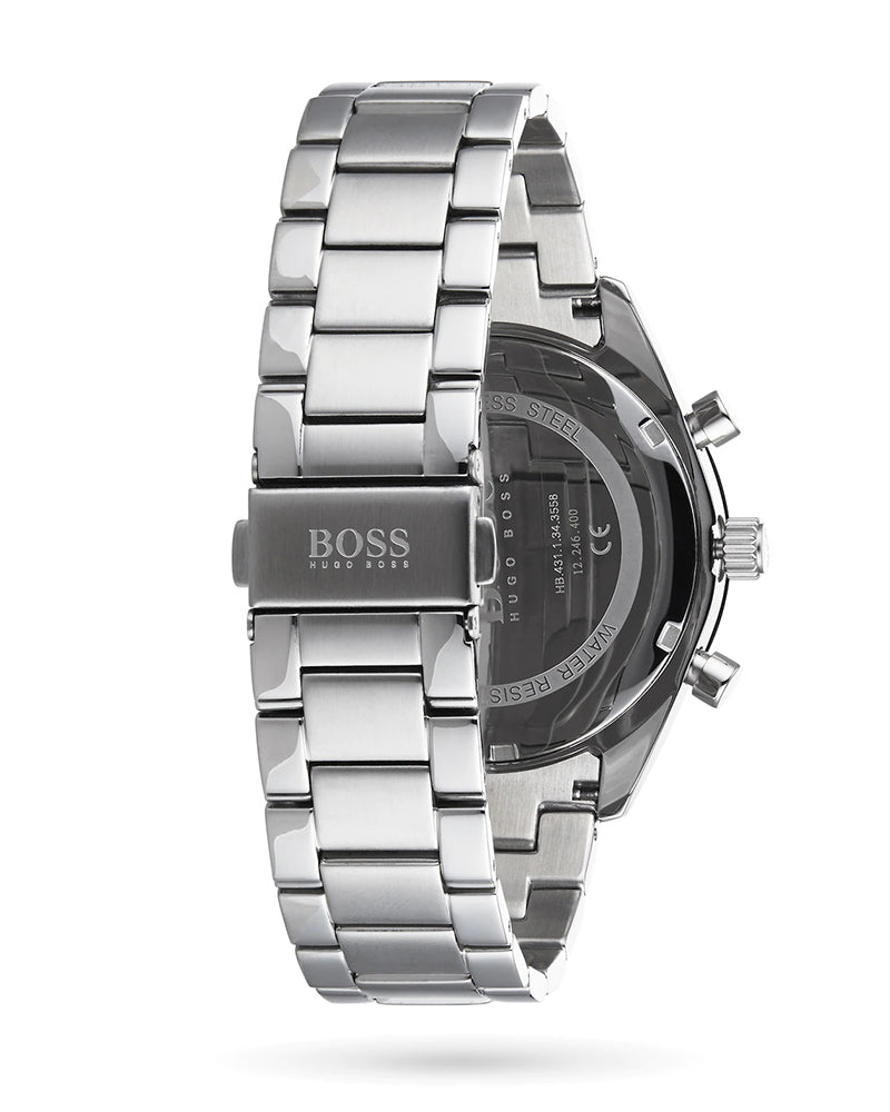 Buy Hugo Boss Mens Quartz Stainless Steel Black Dial 44mm Watch - 1513862 in Pakistan