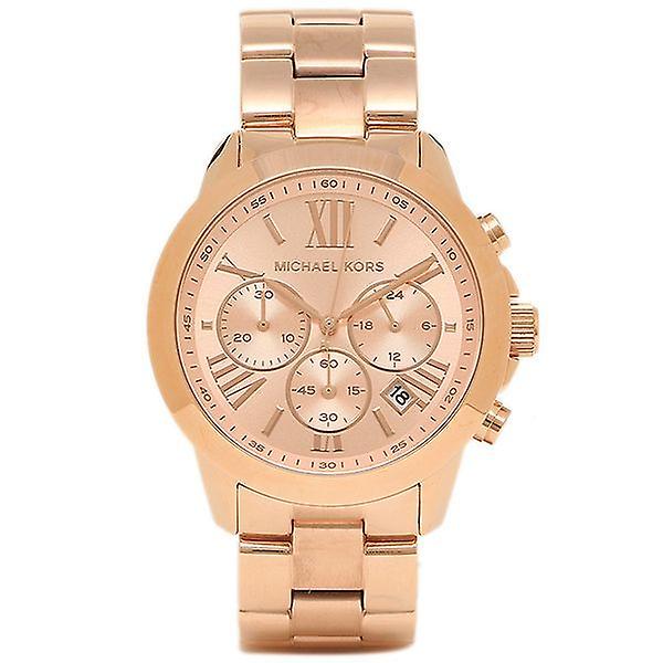 Buy Michael Kors Runway Rose Gold Stainless Steel Rose Gold Dial Chronograph Quartz Watch For Ladies - Mk5778 in Pakistan