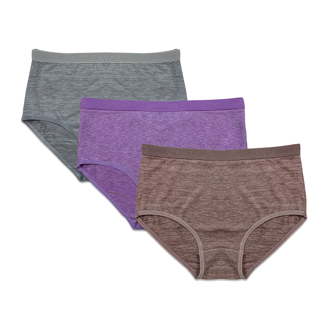 Buy Pack of 3 Briefs Panties - Cotton Fit in Pakistan