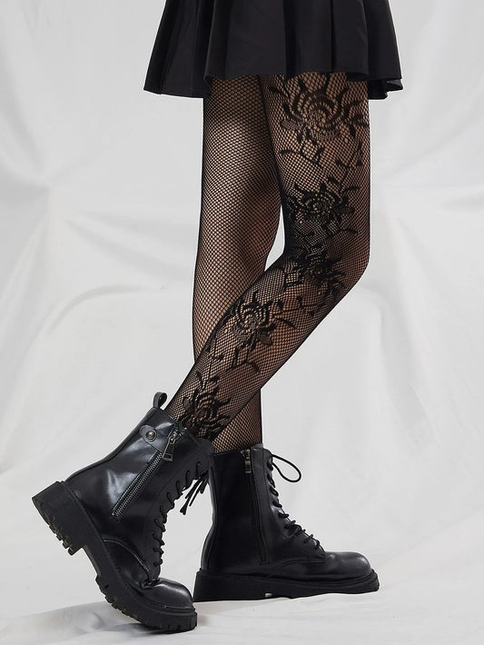 Buy Shein Flower Pattern Fishnet Tights in Pakistan
