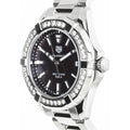 Buy Tag Heuer Aquaracer Black Dial with Diamonds Silver Steel Strap Watch for for Women - WAY131P.BA0748 in Pakistan