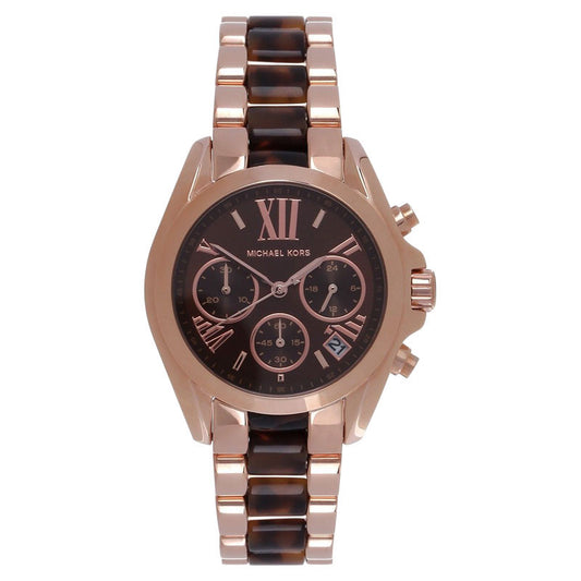 Buy Michael Kors Womens Quartz Chronograph Stainless Steel Brown Dial 36mm Watch - Mk5944 in Pakistan