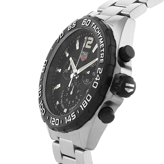 Buy Tag Heuer Formula 1 Black Dial Silver Steel Strap Watch for Men - CAZ1010.BA0842 in Pakistan