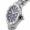 Buy Tag Heuer Aquaracer Blue Dial Silver Steel Strap Watch for Men - WAY2012.BA0927 in Pakistan