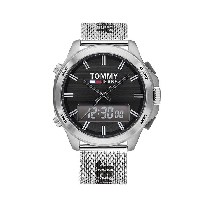 Buy Tommy Hilfiger Expedition Grey Dial Silver Steel Strap Watch for Men - 1791765 in Pakistan