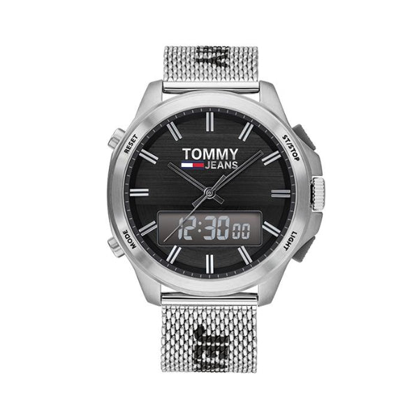Buy Tommy Hilfiger Expedition Grey Dial Silver Steel Strap Watch for Men - 1791765 in Pakistan
