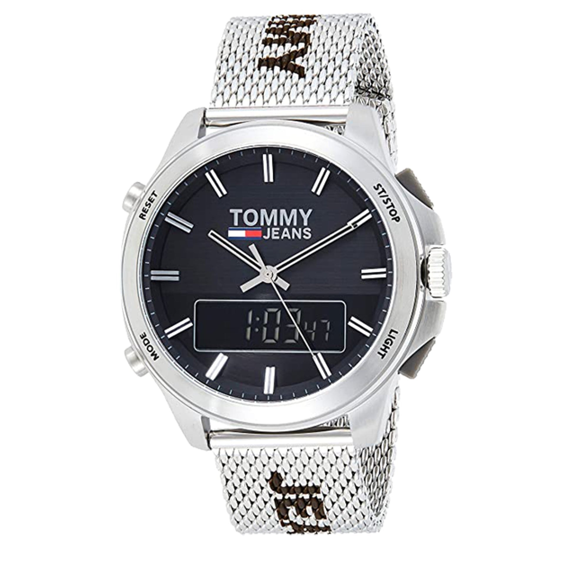 Buy Tommy Hilfiger Expedition Grey Dial Silver Steel Strap Watch for Men - 1791765 in Pakistan