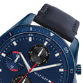Buy Tommy Hilfiger Parker Blue Dial Blue Leather Strap Watch for Men - 1791839 in Pakistan
