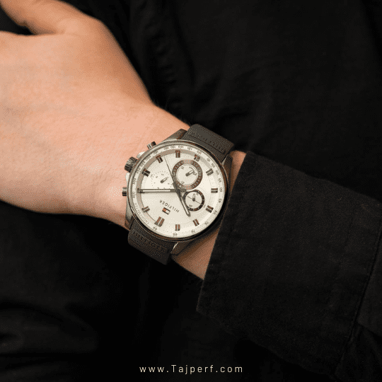 Buy Tommy Hilfiger Max White Dial Grey Rubber Strap Watch for Men - 1791972 in Pakistan