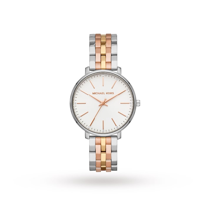 Buy Michael Kors Pyper Silver Dial Two -tone Stainless Steel Strap Ladies Watch - Mk3901 in Pakistan