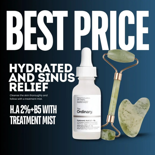 Buy Ordinary Hyaluronic Acid + Marble Jade Roller Bundle in Pakistan