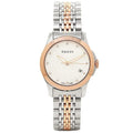 Buy Gucci G-Timeless Mother of Pearl Dial Two Tone Steel Strap Watch for Women - YA126539 in Pakistan