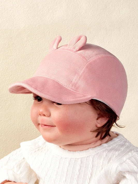 Buy SHEIN 1pc Baby Cartoon Ear Design Baseball Cap in Pakistan