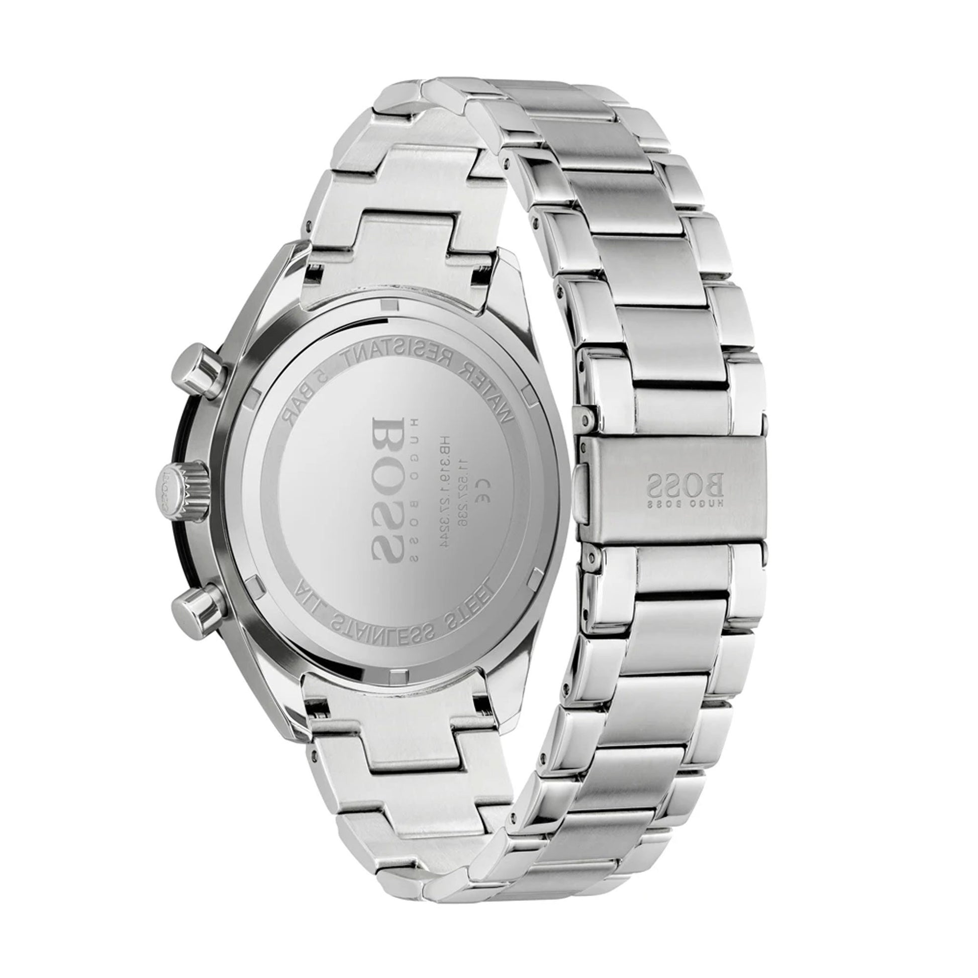 Buy Hugo Boss Mens Quartz Stainless Steel Black Dial 44mm Watch - 1513862 in Pakistan