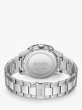 Buy Hugo Boss Mens Allure Chronograph Black Dial Silver Stainless Steel Strap Watch - 1513922 in Pakistan