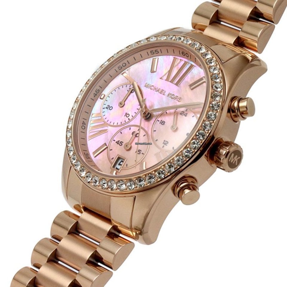 Buy Michael Kors Ritz Chronograph Gold Dial Two-tone Stainless Steel Womens Watch - Mk6475 in Pakistan