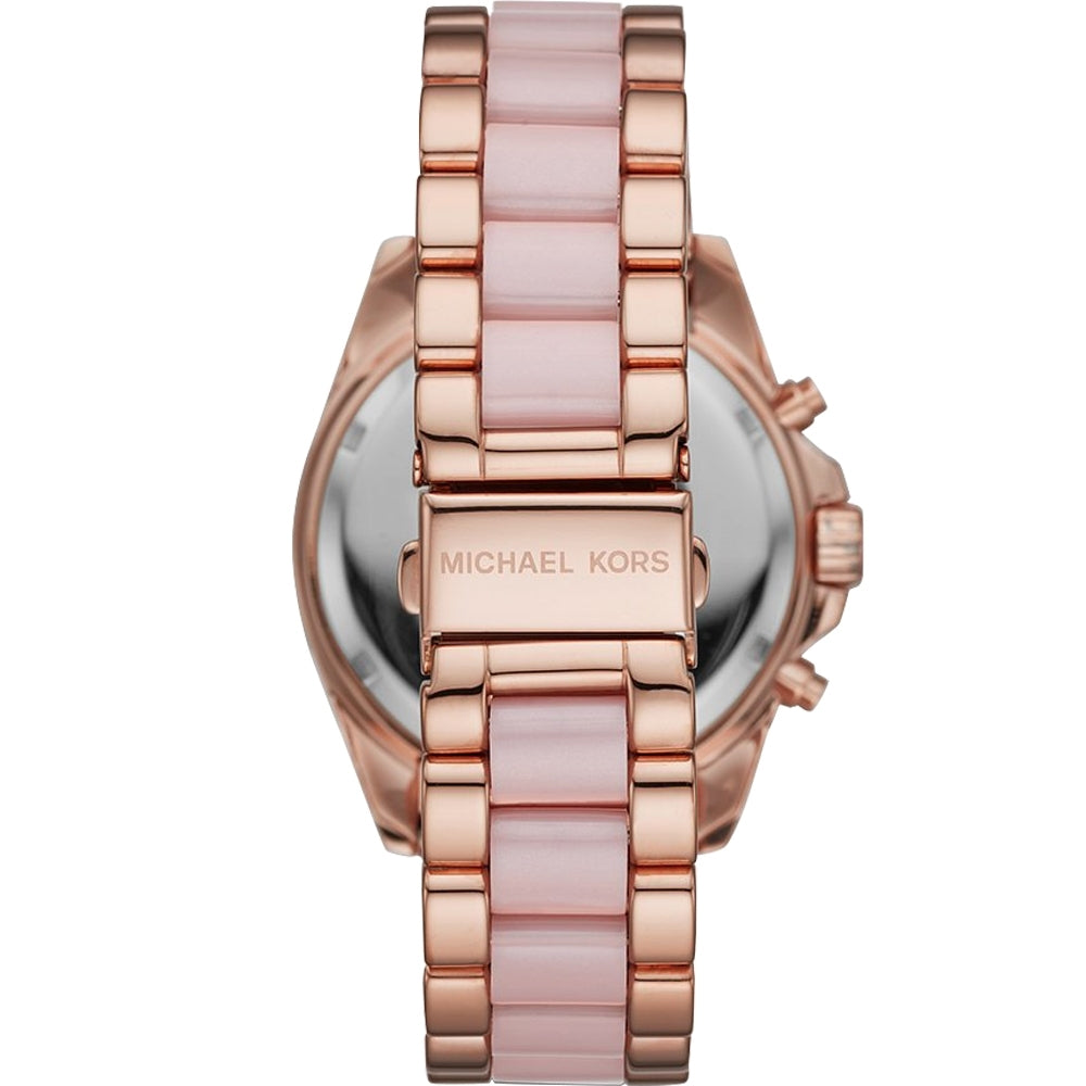Buy Michael Kors Bradshaw Chronograph Quartz Two Tone Strap Ladies Watch - Mk6830 in Pakistan