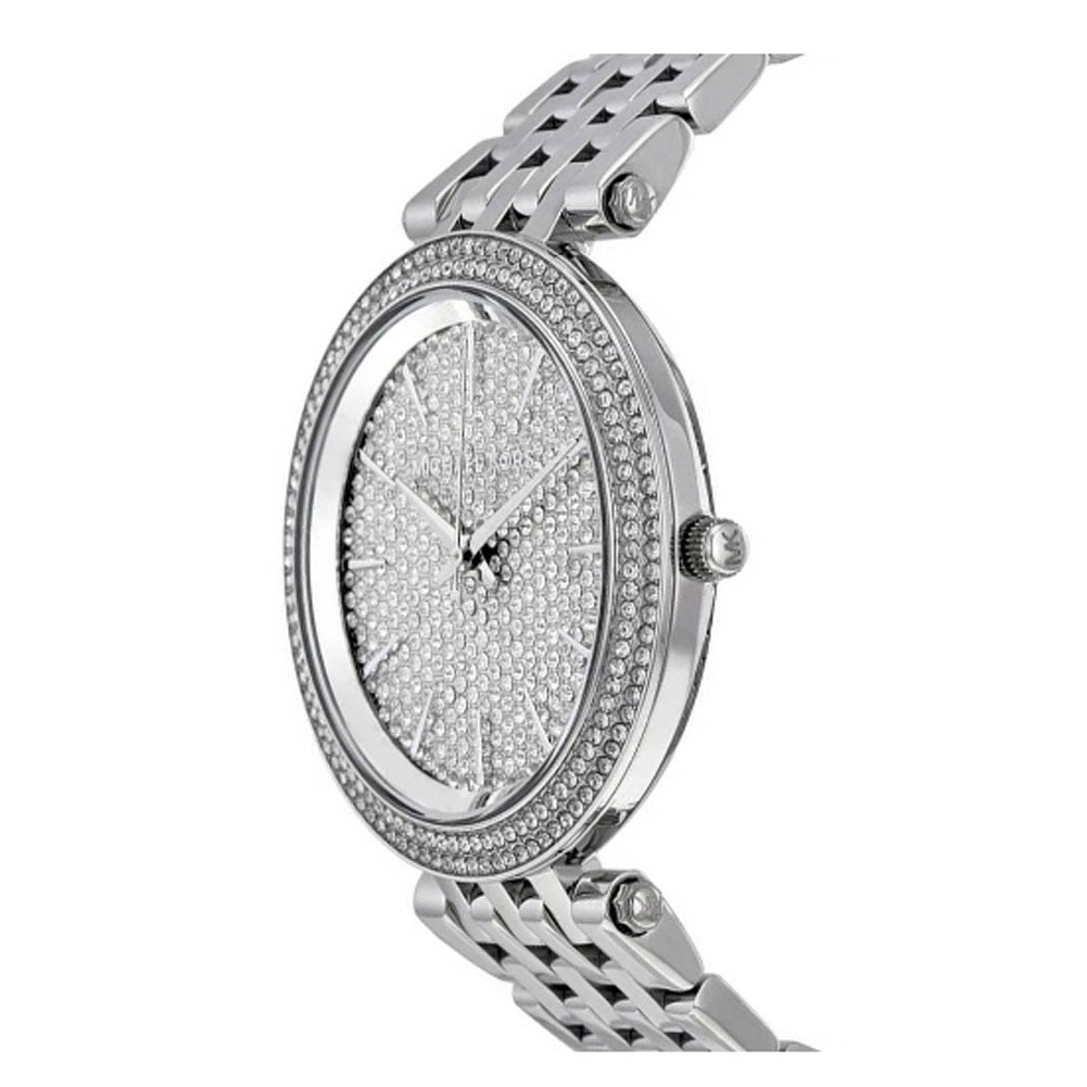 Buy Michael Kors Darci Crystal Pave Silver Dial Silver Stainless Steel Strap Ladies Watch - Mk3437 in Pakistan