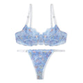 Buy Butterfly Print Non Padded Bra and Panty Set in Pakistan