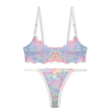 Buy Super Colored Non Padded Bra and Panty Set in Pakistan