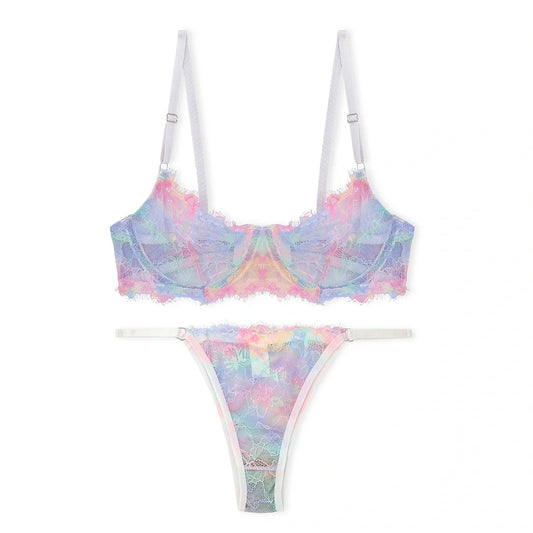 Buy Super Colored Non Padded Bra and Panty Set in Pakistan