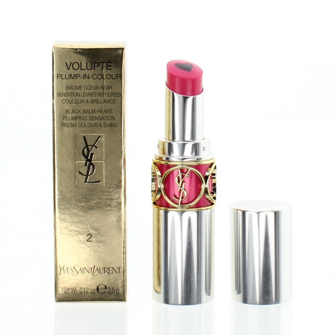 Buy Yves Saint Laurent Volupte Plump In Colour Lip Care - 2 Dazzling Fuchsia in Pakistan