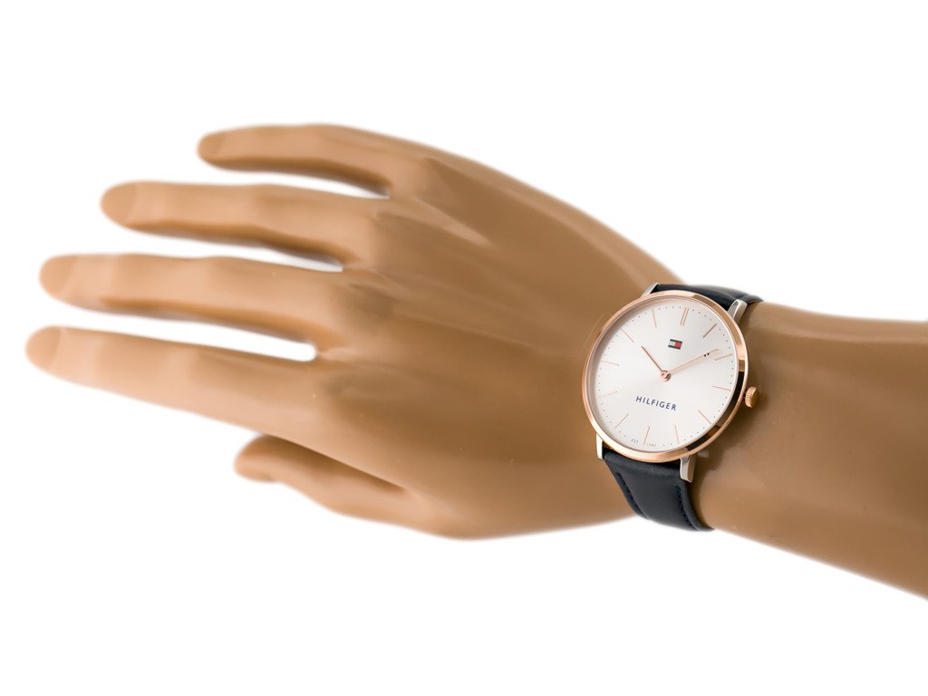 Buy Tommy Hilfiger Ultra Slim White Dial Blue Leather Strap Watch for Women - 1781689 in Pakistan