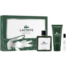 Buy Lacoste Original Men 3s Set (Edp 100ml+ Edp 7.5ml+ 100ml S/G) in Pakistan