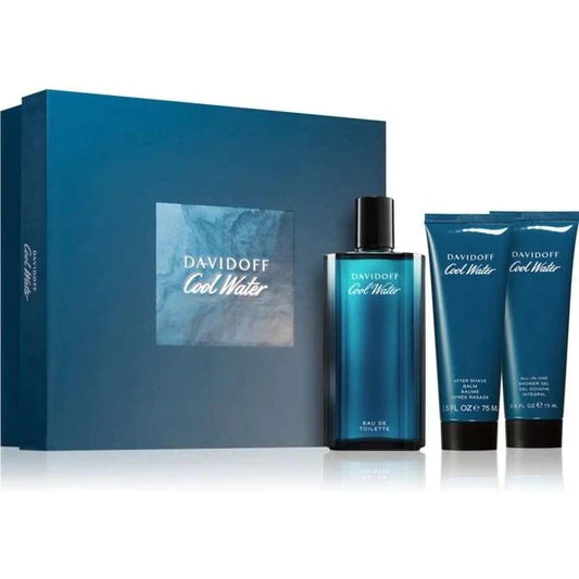 Buy Davidoff Men's Cool Water Gift Set Fragrances (Eau de Toilette 125 ml + Shower Gel 75 ml + After Shave Balm 75 ml) in Pakistan