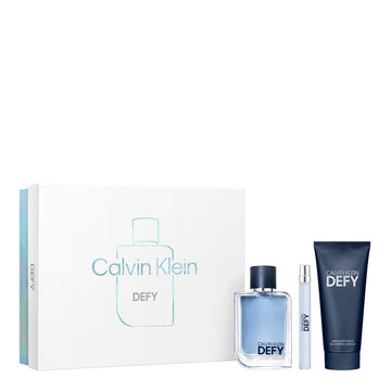Buy Calvin Klein Ck Defy Men 3s Gift Set (Edt 100ml+Edt 10ml+ Hair & B/W 100ml) in Pakistan