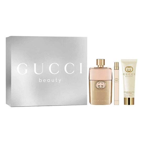 Buy Gucci Guilty Women 3 Gift Set (Edp 90ml+ 10ml+ 50ml B/L) in Pakistan